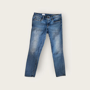 Gap 1969 Always Skinny Low-rise Studded Pockets Women's Jeans Size 28
